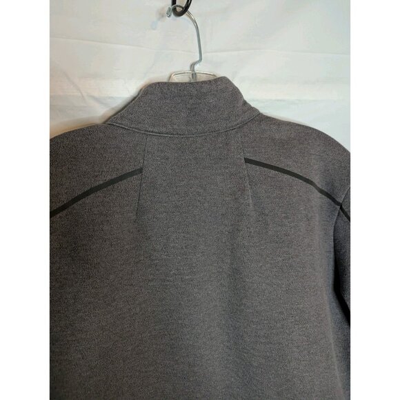 Ogio Men's Gray Pullover Sweatshirt Logo 1/4 Metal Zip Sz L Hot Pocket Mascot - Picture 12 of 14